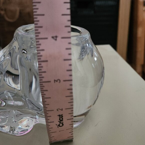 Pair of Glass Skull Candle Holders - Picture 5 of 7